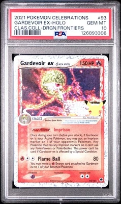 PSA 10 GARDEVOIR EX #93 - 2021 POKEMON CELEBRATIONS CLASSIC COLLECTION 93/101  - Image 1 of 2