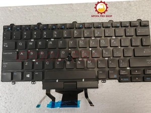 US backlit Keyboard New For Dell Latitude E5450 7470 7490 5480 5488 7480 7490 - Afbeelding 1 van 2