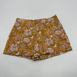 Jaine And Jack Shorts Girls Size 5 Yellow Floral Zip & Pocket ..#31628 - Picture 1 of 11