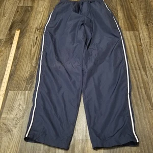 Vintage Russell Athletic Blue Lined Track Pants Medium Made USA 90s Stripe Zip - Bild 1 von 13