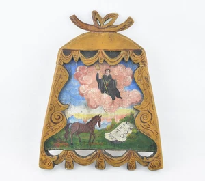 Ex Voto 1808 Hl. Leonhard m. Pferd alpenländisch Votivbild Votivtafel Malerei - Bild 1 von 6