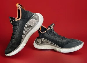 Under Armour Schlangenleder Basketballschuhe Curry Flow schwarz/orange Größe 7Y #298 - Bild 1 von 17