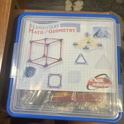 K'Nex Education Elementary Math & Geometry Set 142 pcs STEM Kit Set Pkgs unopene - Image 1 of 4