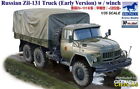 Bronco Models: Russian Zil-131 Truck (Early Version) w/winch in 1:35 [3435193]