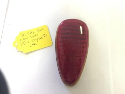 Luz trasera de vidrio Tri-Flex lente roja modelo Polite No.274 para coche Plymouth 1939 Foto 1 de 3