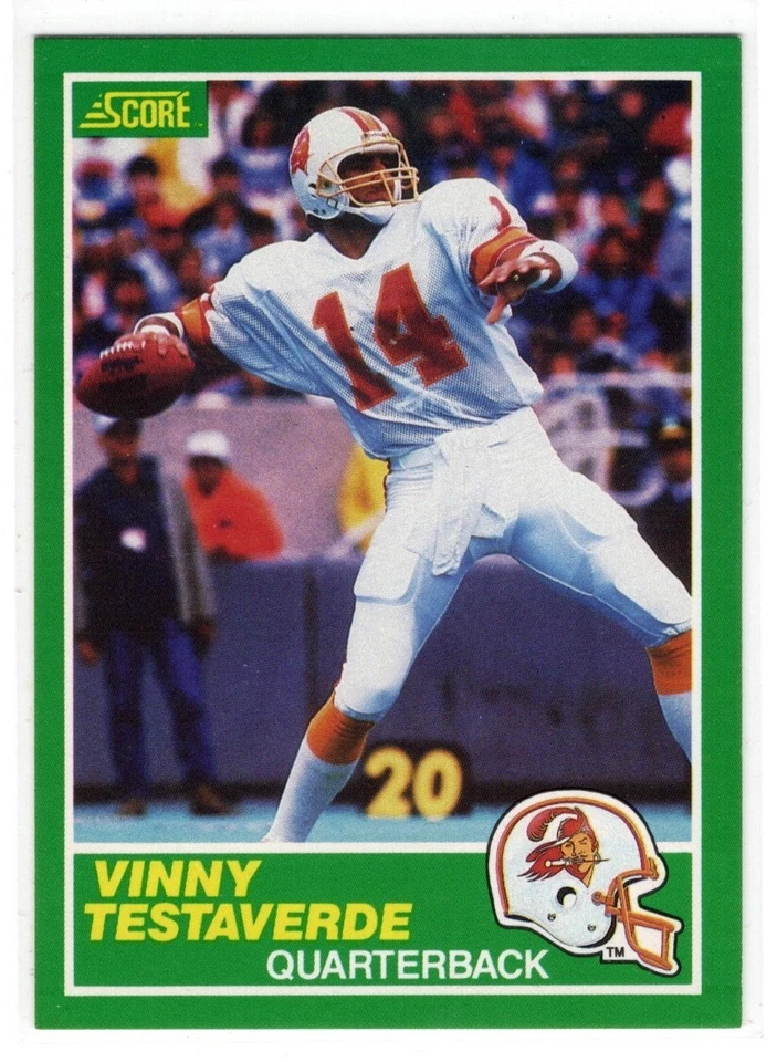 VINNY TESTAVERDE  BUCS  1989 SCORE #224 - Image 1 of 1