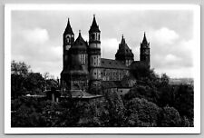 s20027 Dom cathedral Worms am Rhein  Germany Schoning RP postcard