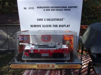 Code 3 Vancouver International Airport E-One 8x8 Crash Truck 3 - #12172 - Image 1 of 4