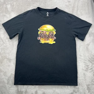 Converse Shirt Mens XL Black Cheeseburger Food Snack Promo Sports Skate Graphic - Picture 1 of 20
