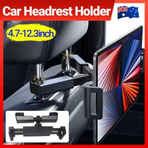 360° Mount Car Headrest Holder Seat Back Phone Tablet Universal for Apple iPad - Picture 1 of 12