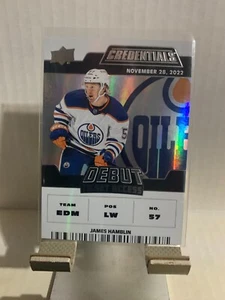 2022-23 Upper Deck Credentials James Hamblin Debut Ticket Access #136 - Picture 1 of 2