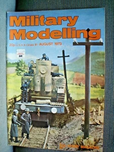 e MILITARY/WAR MODELLING MAGAZINE 50 PAGES AUGUST 1973 UNIFORM OF LUFTWAFFE - Picture 1 of 3