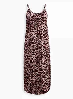 Vestido de salón midi modal de algodón tórrido púrpura 0 L 12 #B91573 Foto 1 de 3