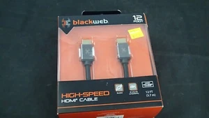 Blackweb HIGH SPEED 12 Fuß HDMI Kabel 4K Ultra HD • 4K HDR + 7.1 Surround - Bild 1 von 5