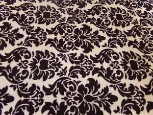 32" X 44" VINTAGE BLACK PAISLEY by JO ANN COTTON #6573 - Picture 1 of 3