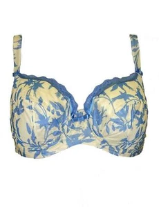 Panache Super Bra 38M Fiesta Ivory/Coral Balconnet Underwire Style 4411 NWT - Picture 1 of 3