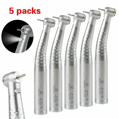 YABANGBANG 5 Dental Fiber Optic Handstück LED Turbine mit Licht für KV Multiflex Kupplung