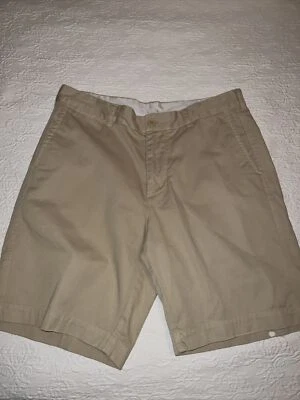 Bald Head Blues Mens Golf flat front Shorts light Khaki Size 34 - Image 1 of 4