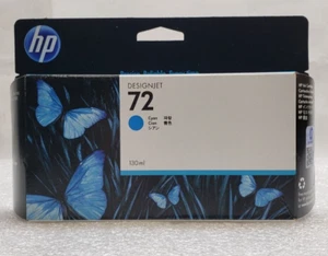 Original HP 72 Tintenpatrone Cyan C9371A DesignJet 130ml (EXP. Jun 2021) #99 - Bild 1 von 4
