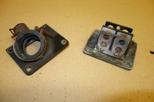 Yamaha DT200 DT 200 37F 1984 Ansaugstutzen Vergaser Halterung Reed Cage Motor Engine beschädigt - Bild 1 von 8