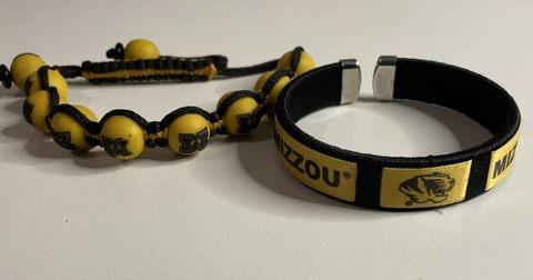 Missouri Tigers/University Of Missouri Mizzou  bracelets TWO!!! Cover