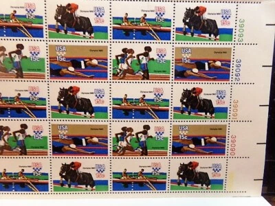 US# 1791-94 15c SUMMER OLYMPICS Sheet of 50 Perfect! Face Val=$7.50 - Image 1 of 2