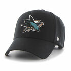 San Jose Sharks Cap NHL Eishockey 47 Brand Kappe Klett Verschluß Sharks schwarz