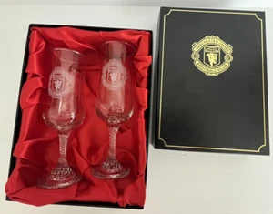 Manchester United Champagne Glasses In Box - Bild 1 von 6