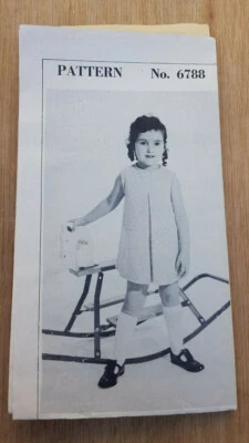 Vintage pattern 6788 Child's Dress Size 2 Chest 21" - Image 1 of 2