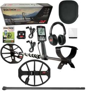 Minelab Equinox 800 Metal Detector + 15" Coil + Lower Shaft - Picture 1 of 10