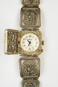 Reloj pulsera vintage de filigrana para mujer CHAIKA 1601 17 JOYAS URSS - Imagen 1 de 22