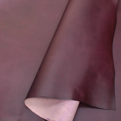 LEATHER4CRAFT Walpier Buttero pflanzlich hellbraunes Leder, lila, A-Größe Platten, 1,1 - 1,2 mm dick