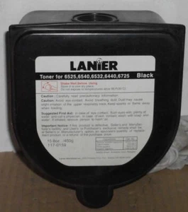 Tóner Lanier 117-0159 para 6440 6525 6532 6540 6725 negro - Imagen 1 de 1