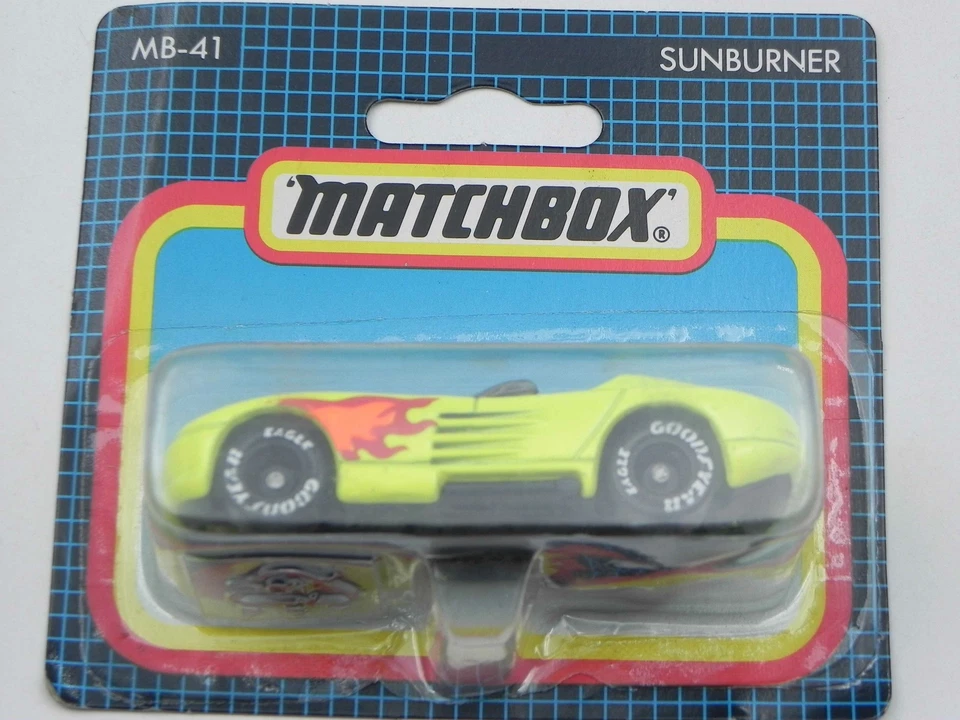Matchbox Superfast MB41 YELLOW Sunburner blisterpack - Immagine 1 di 4