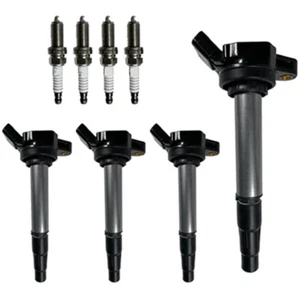 4 Sets Ignition Coil & Spark Plug 90919-02252 For Toyota Corolla 1.8L I4 2011-15 - Picture 1 of 5