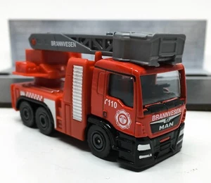 Majorette Man TGS Fire Truck Norway - Brannvesen 110 - 1/87 (3") no Package - Picture 1 of 6