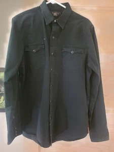 RRL ralph lauren western shirt mens medium - Picture 1 of 5