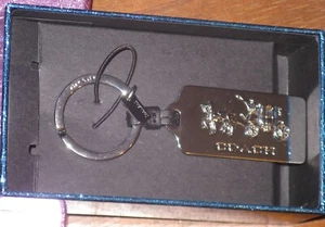 Coach Silver Keychain 63159B New in Box - Picture 1 of 3