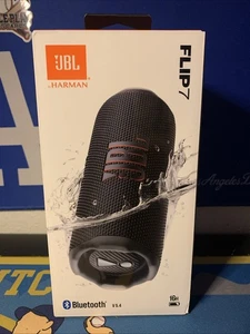 NIB JBL Flip 7 Portable Bluetooth Speaker Waterproof - Black - Picture 1 of 2