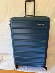 $480 New Samsonite Large Spinner Luggage Hardcase 28" Blue TSA Lock - Picture 1 of 9