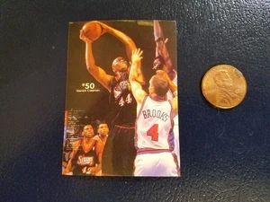 Derrick Coleman 76ers NBA All Star MINI Card #50 Chinese Back Oddball - Picture 1 of 2
