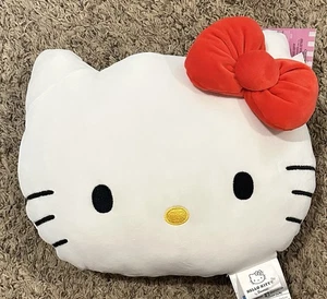 Hello Kitty by Sanrio Peluche Cara Blanca Grande Nuevo con Etiquetas Almohada Nube Regalo Navidad - Imagen 1 de 6