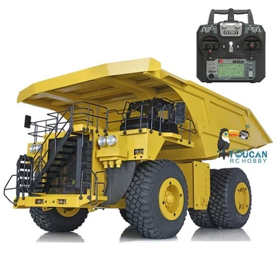 Metal Hydraulic Mine Truck PNP RC Dumper Model Truck W/I6X Radio Light 1/20 - Image 1 of 4