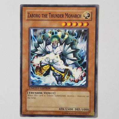 Zaborg the Thunder Monarch - GLD2-EN006 - NM - Common - Limited - Yugioh - Image 1 of 2