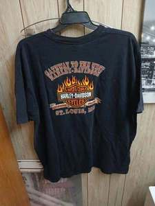 Vintage Harley Davidson T-Shirt St Louis Gateway To The West 3xl - Picture 1 of 6