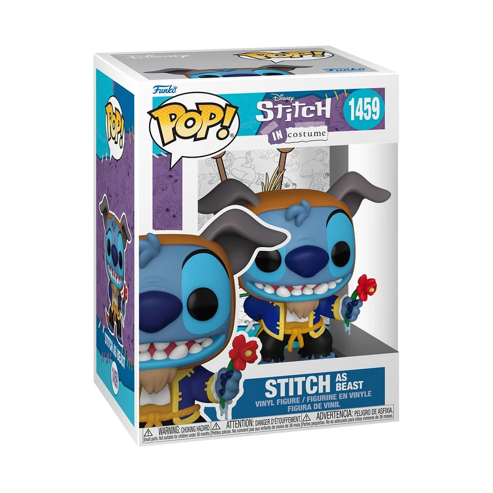 Funko Pop! Disney: Stitch Costume - Beast - Lilo and Stitch - Figura de Vinilo C - Imagen 1 de 4