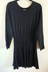 Express Neu Damen Gr. XL Strickkleid Faltenrock Cinched Taille Langarm Neu mit Etikett - Bild 1 von 8