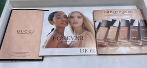 Dior/Gucci Foundation Sample Set - Picture 1 of 5