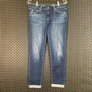 AG Adriano Goldschmied Stilt Roll Up Cigarette Jeans Dark Wash Denim Damen 28R - Bild 1 von 10