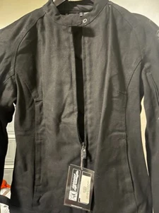 Speed And Strength Womens Tough Love Textile Biker's Jacket Black - Size L - Picture 1 of 5
